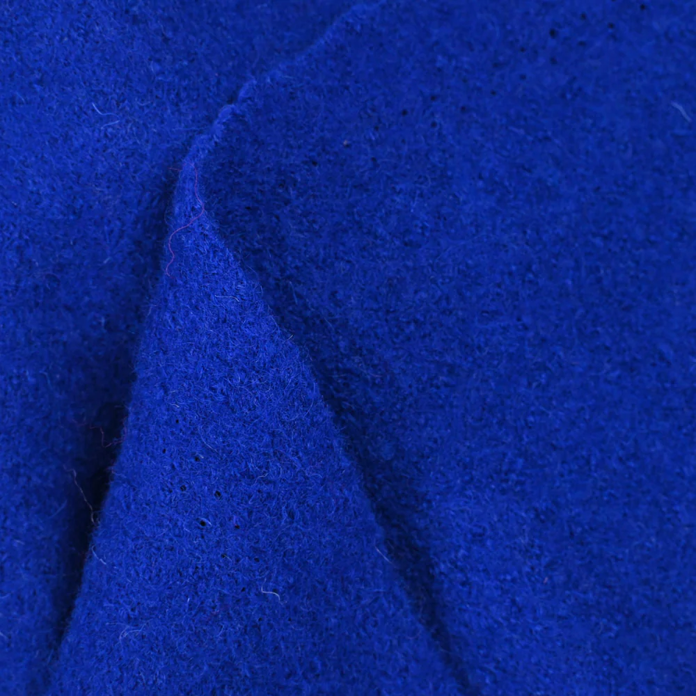 100% Laine bouillie bleu roi - Image 3