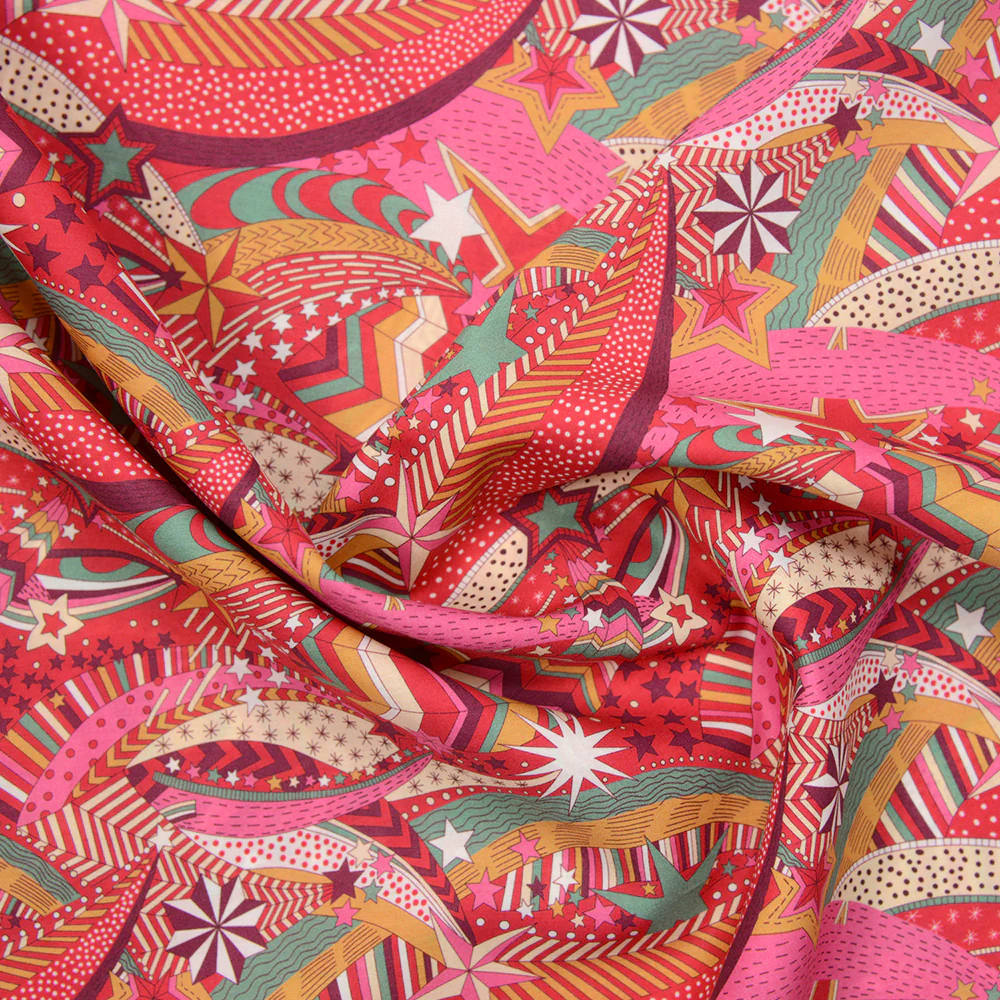 Coton liberty ® My little rouge au mètre - Image 4