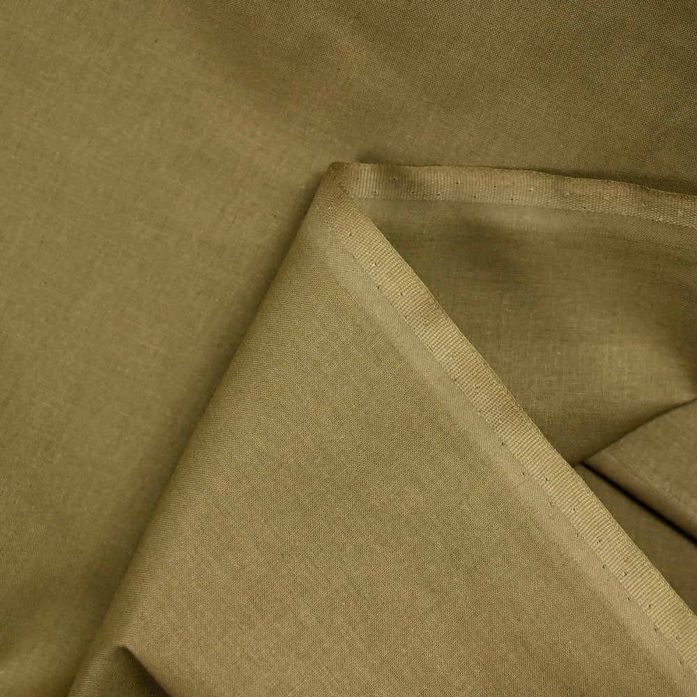 Coton uni kaki - Image 3