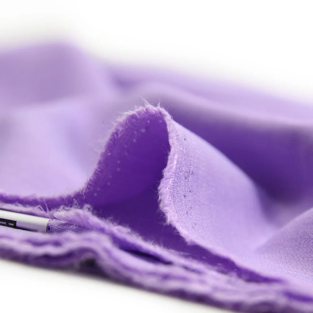 Crêpe viscose Lily mauve - Image 4