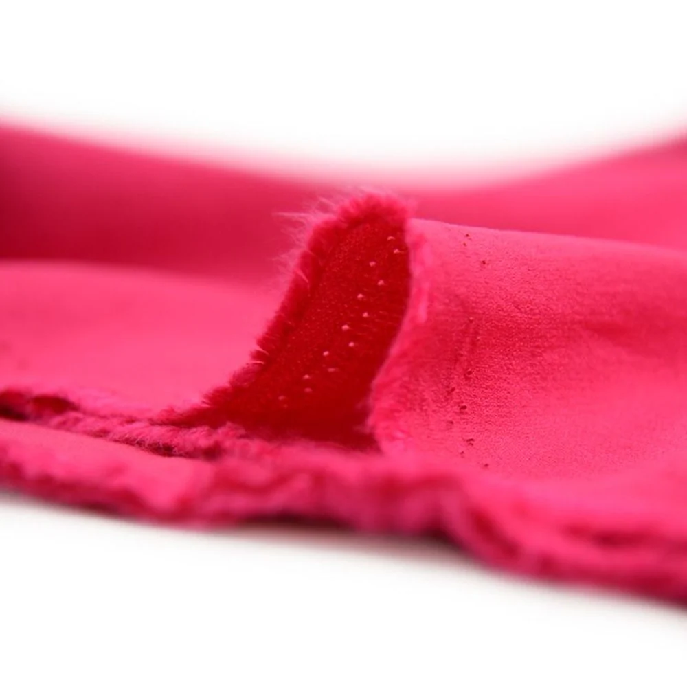 Crêpe viscose Lily rose fuchsia - Image 4
