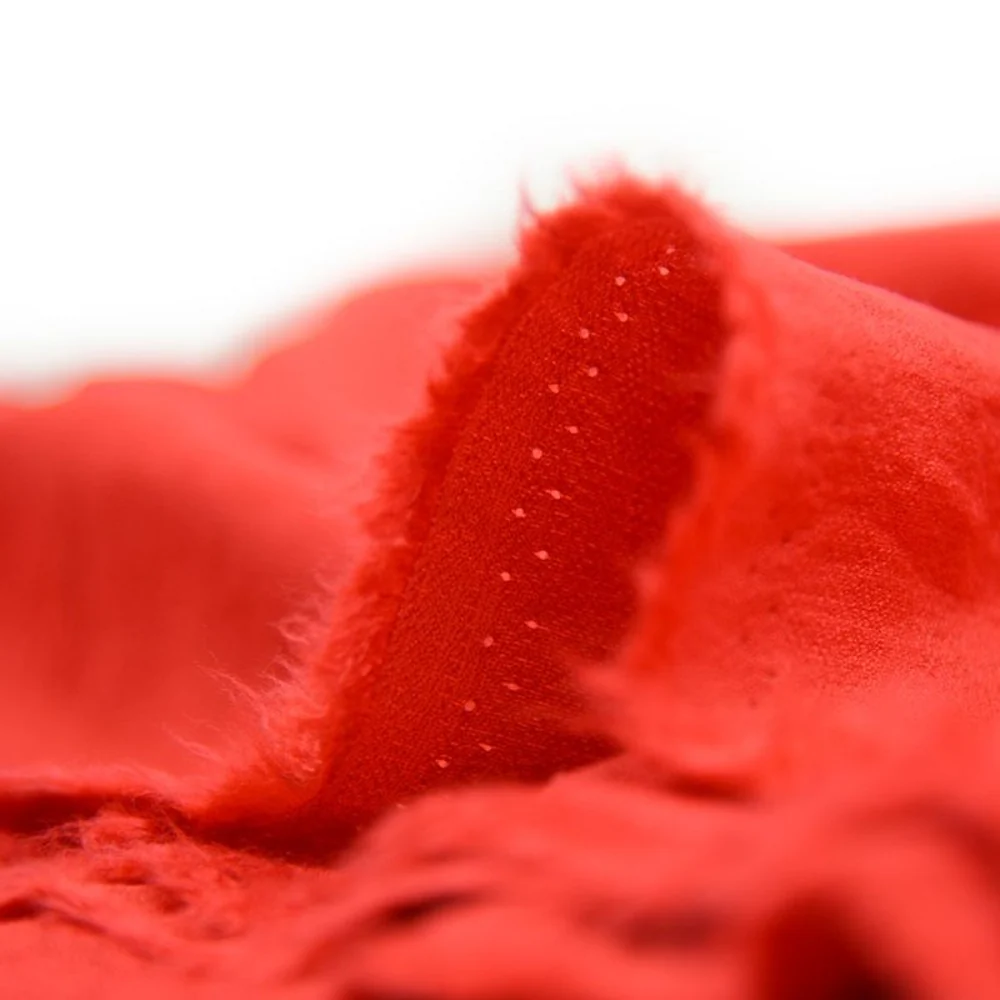 Crêpe viscose Lily rouge - Image 4