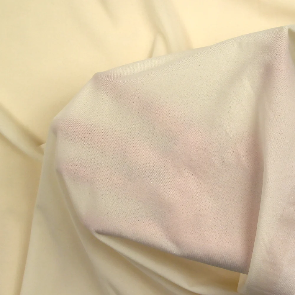 Doublure maille cupro élasthanne ivoire - Image 4