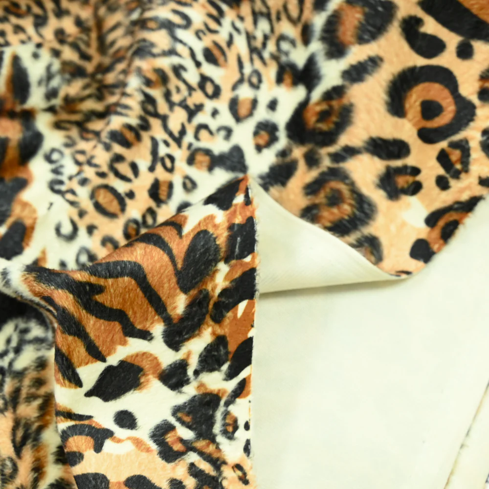 Fausse fourrure poils mi-longs safari - Image 5