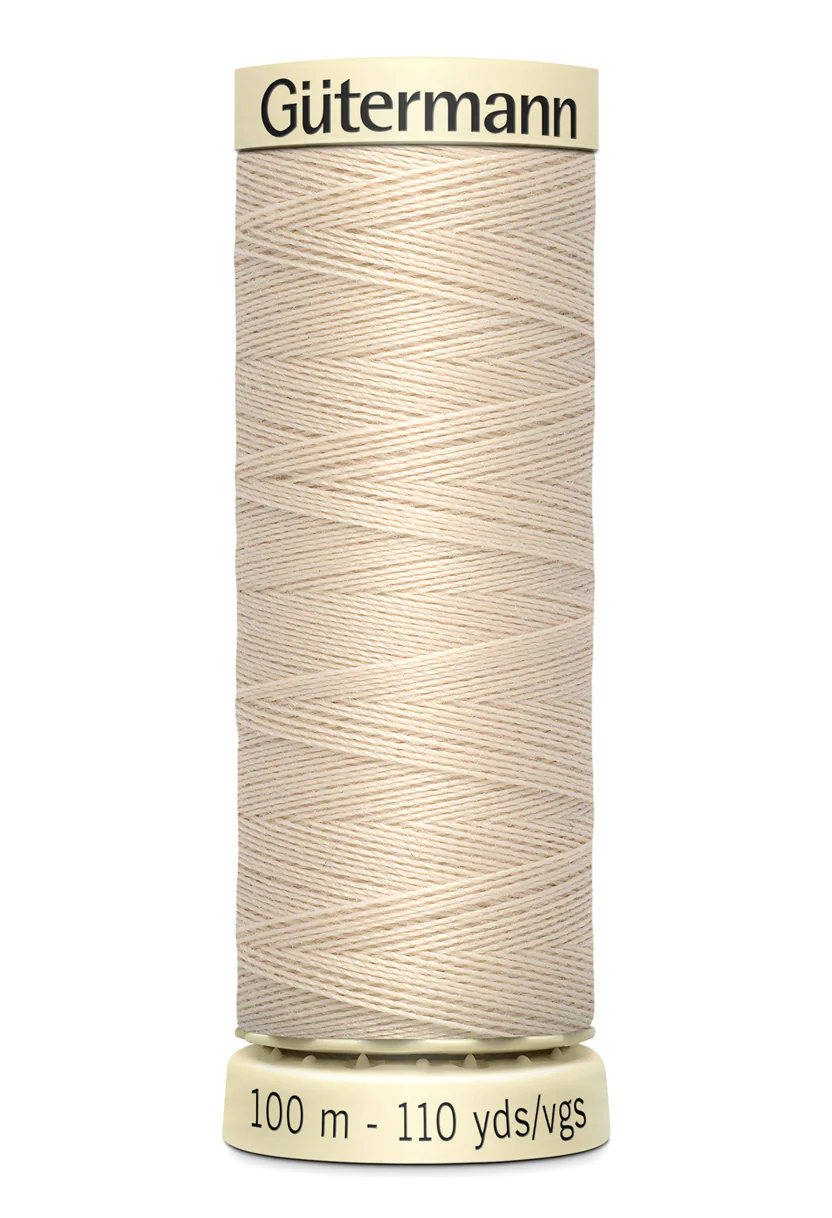 Fil pour tout coudre 100m - Coloris Beige/Brun - Gütermann - Image 3