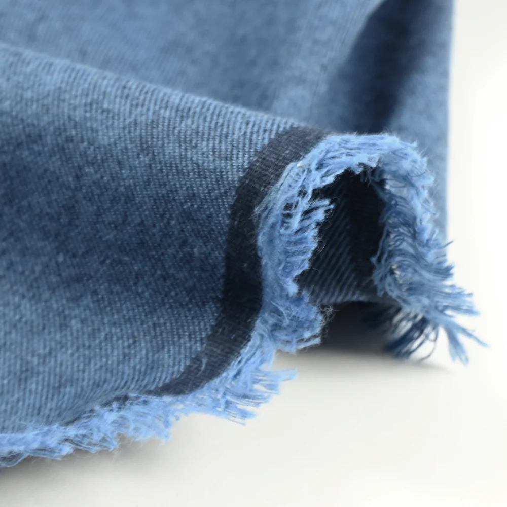 Flanelle de coton bleu - Image 4