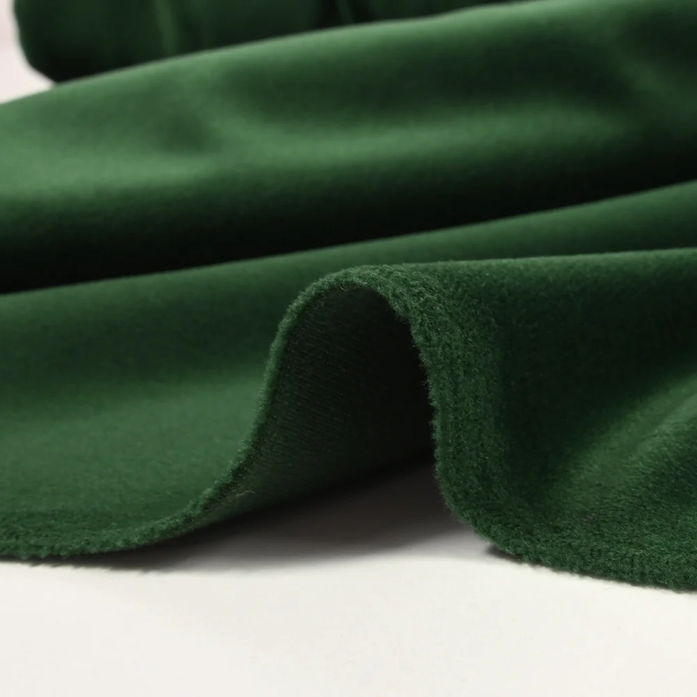 Jersey de velours tout doux vert sapin - Image 5