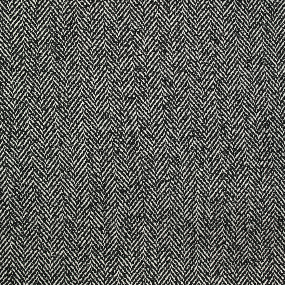 Laine mélangée chevron noir et blanc - Image 4