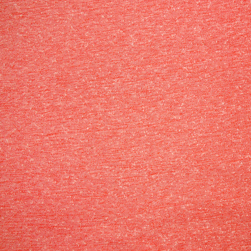 Maille de polyester chinée et mouchetée corail - Image 4