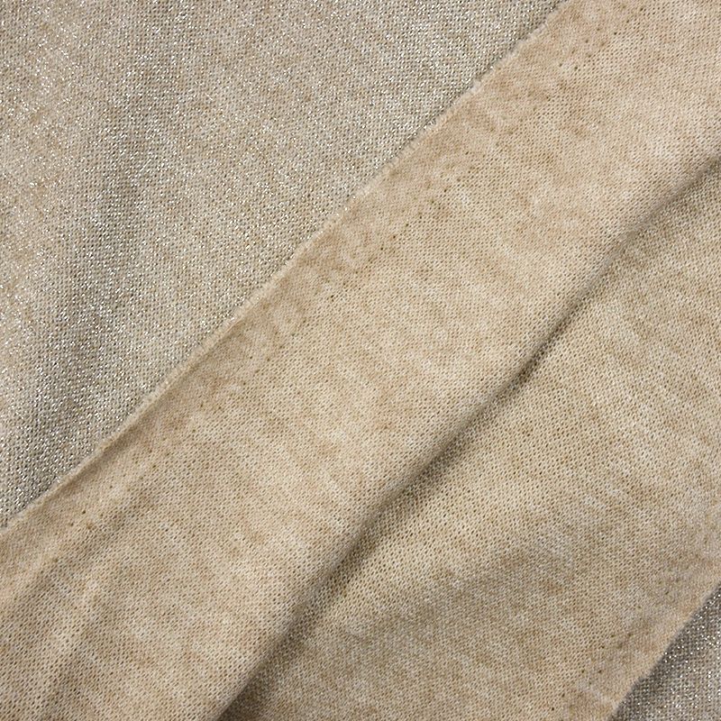 Maille Iris lurex fond beige - Image 4