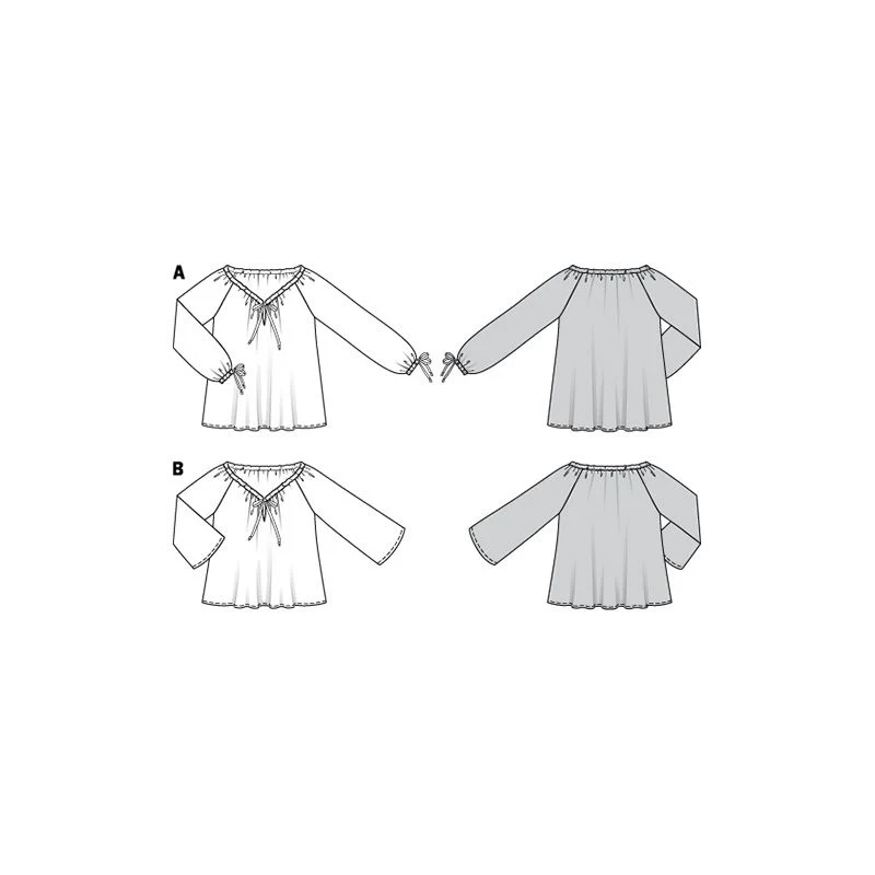 Patron Burda n°6227: Blouse - Image 5