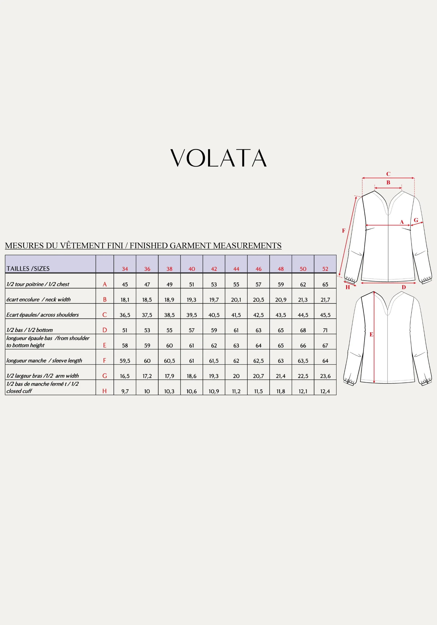 Patron de couture blouse VOLATA - Image 11