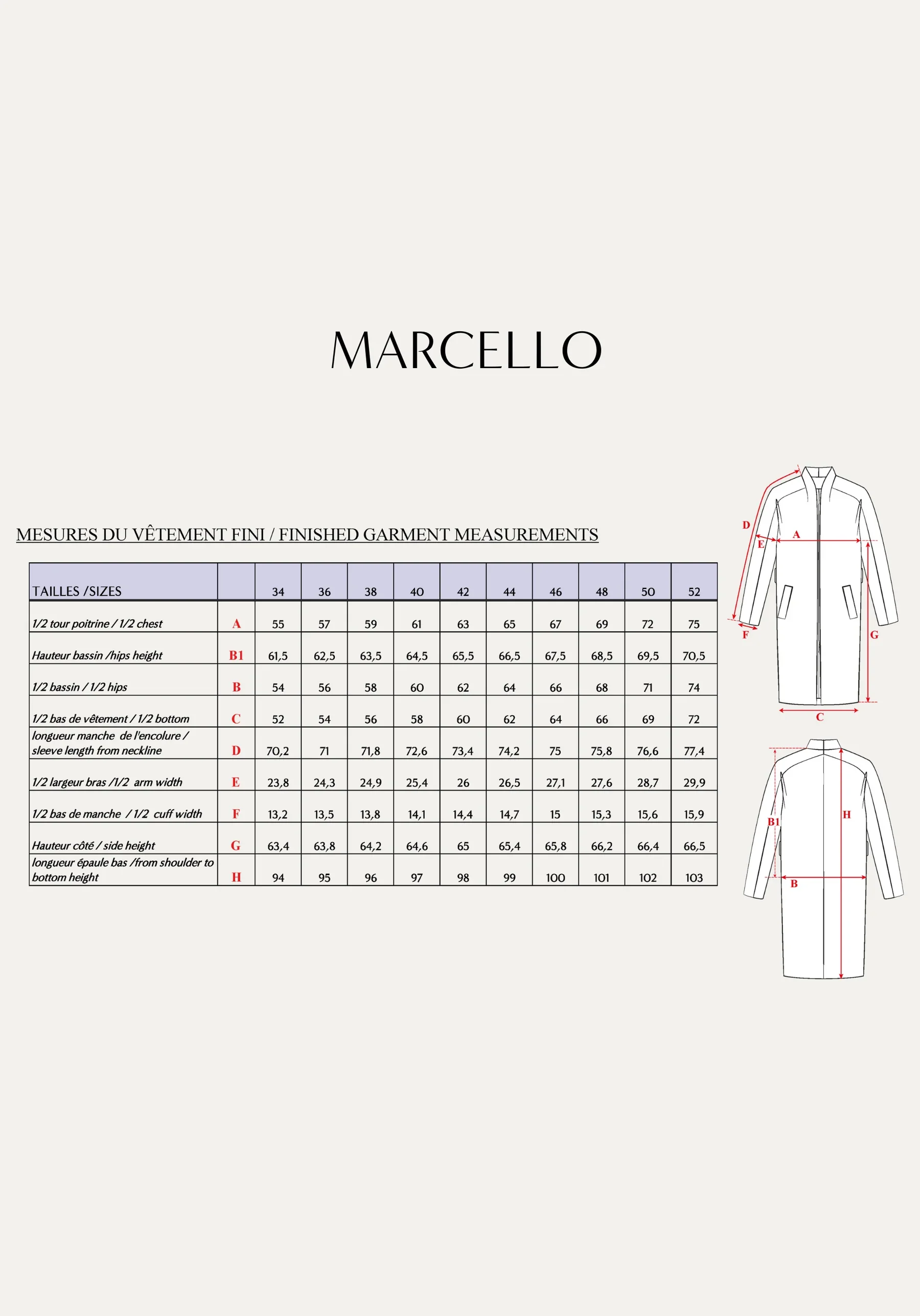 Patron de couture manteau MARCELLO - Image 20