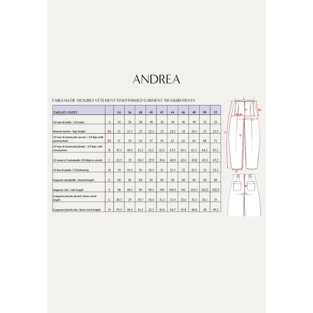 Patron de couture pantalon ANDREA - Image 20