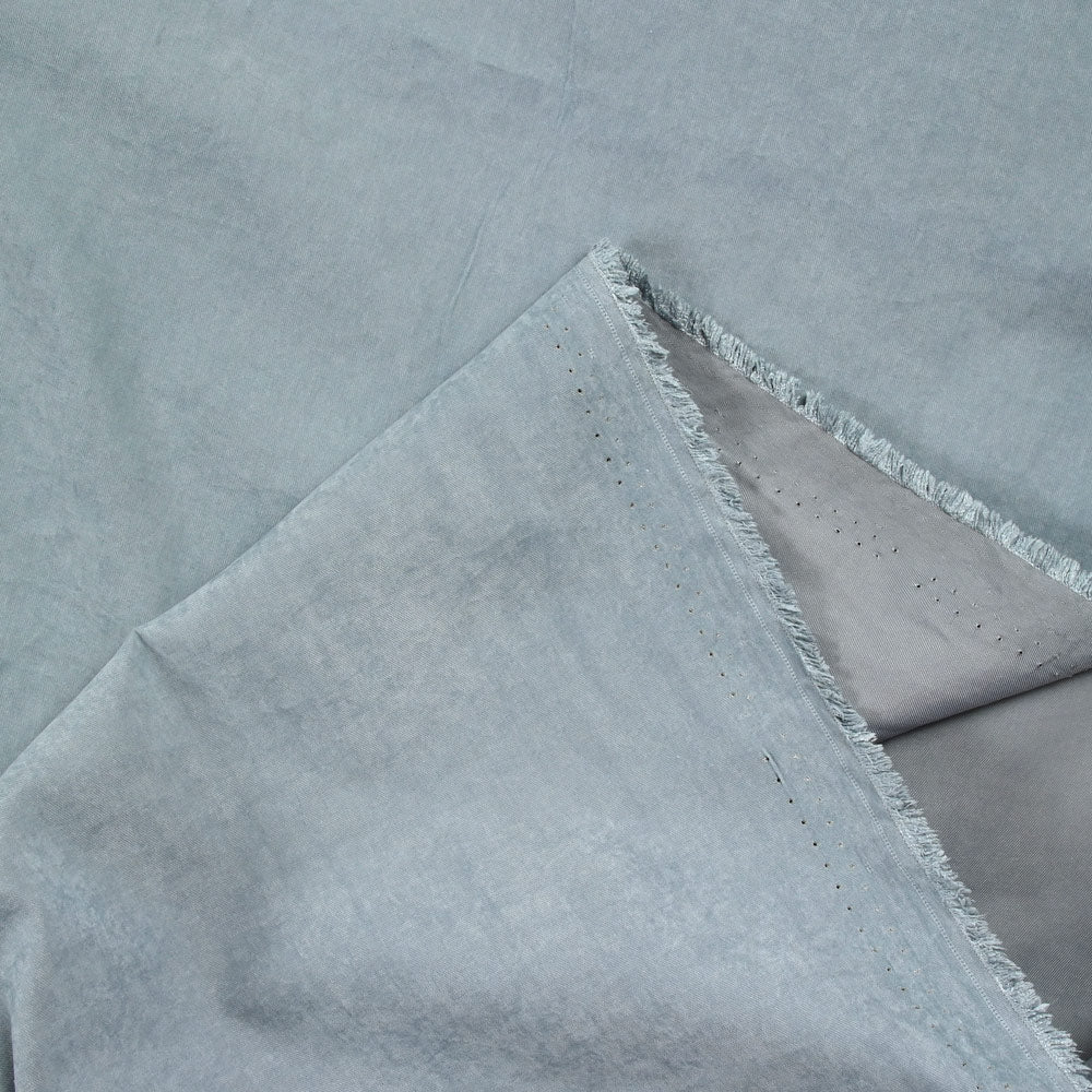 Polyester effet cupro gris ardoise - Image 3