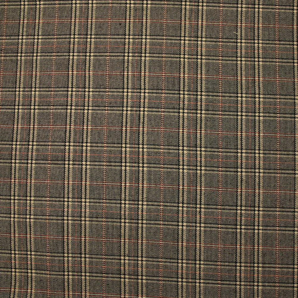 Polyviscose tissée-teinte prince-de-galles Lurex fond écru - Image 4