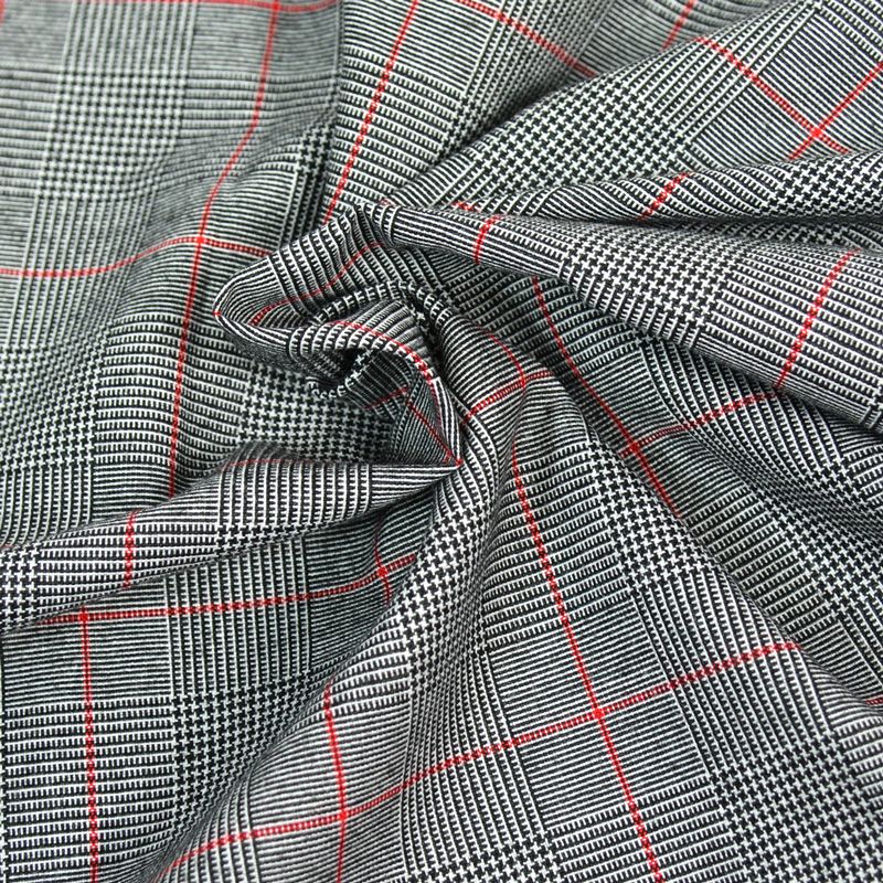 Prince de galles et pied de puce ligne rouge - Image 3