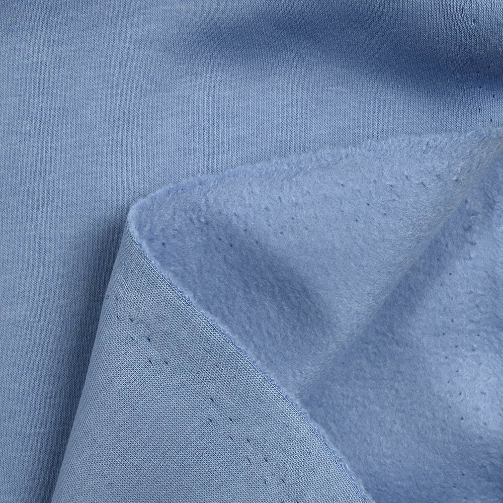 Sweat minkee épais bleu charrette - Image 5