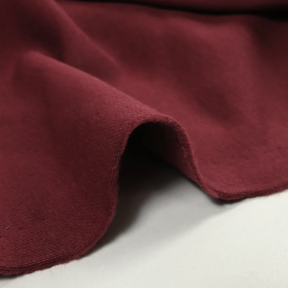 Sweat minkee épais rouge bordeaux - Image 6