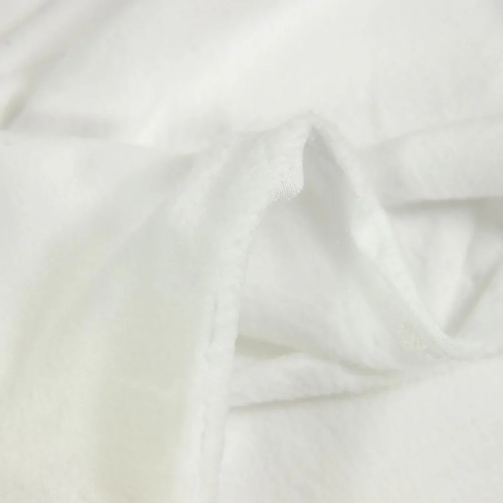 Tissu polaire blanc - Image 3