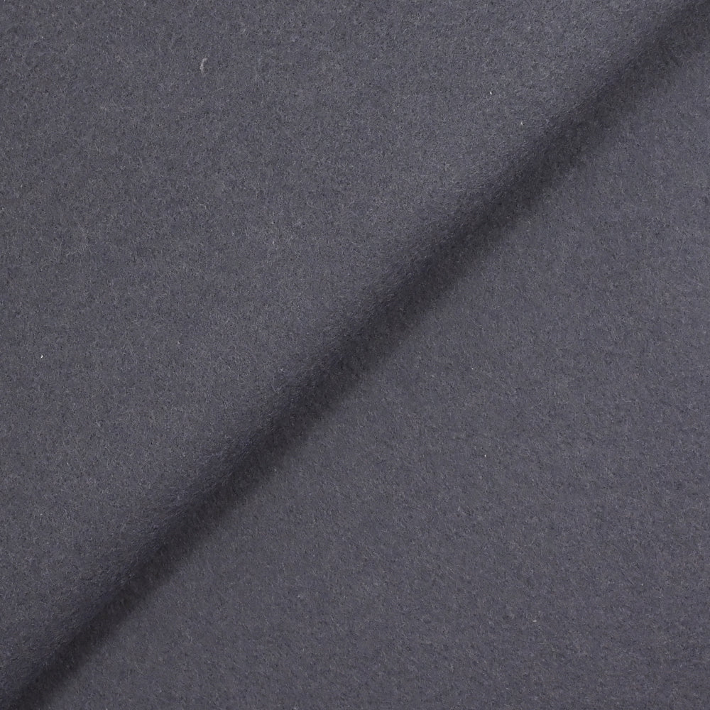 Tissu sweat minkee épais gris foncé - Image 4